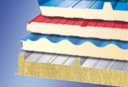 Sandwich-Bauelemente (Iso-Paneele) für den modernen Stahlhallenbau